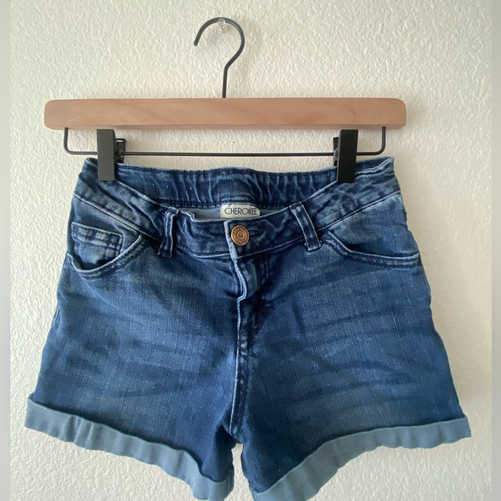 Cherokee Girls Denim Shorts - Youth L